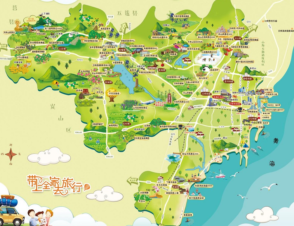 福山镇景区使用手绘地图给景区能带来什么好处？